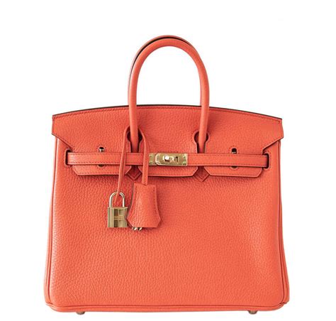 Hermes Birkin 25 Orange Poppy 